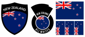 Neuseeland  Aufbügler Fahne Transferbügeln T-Shirt Trikot Z. Aufbügeln St. 6B - Bild 1 von 8