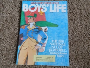 DO SCOUT BSA 1981 NATIONAL JAMBOREE BOYS' LIFE MAGAZINE LUGLIO NUMERO GUIDA JAMBO! - Foto 1 di 3