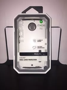 NEU Incipio DualPRO Hülle für Motorola Moto X 2. Generation - weiß/grau - Bild 1 von 3