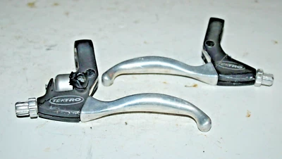 Tektro Brake Lever Set Bell Black 22.2mm MTB Bikepacking Hybrid Fast USA Shipper - Image 1 of 4