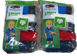 Fruit of the Loom boys Boys' Size 2T/3T In A 2 Pack Multi Color - Picture 1 of 2