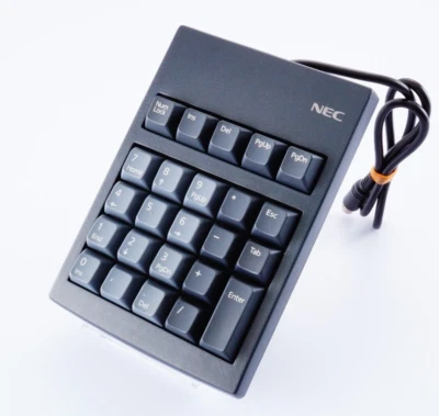 NEAR MINT NEC PK-KB006 Vintage Keyboard Numeric Keypad PS2 From JAPAN - Image 1 of 4