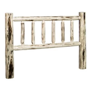 Montana Woodworks Transitional Solid Wood California King Headboard in Natural - Picture 1 of 7