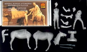Kupfer Staatsmodelle 1/35 KAISERLICH RUSSISCH MG ZUG ORDERLICHER OFFIZIER PASSBEFEHL - Bild 1 von 1