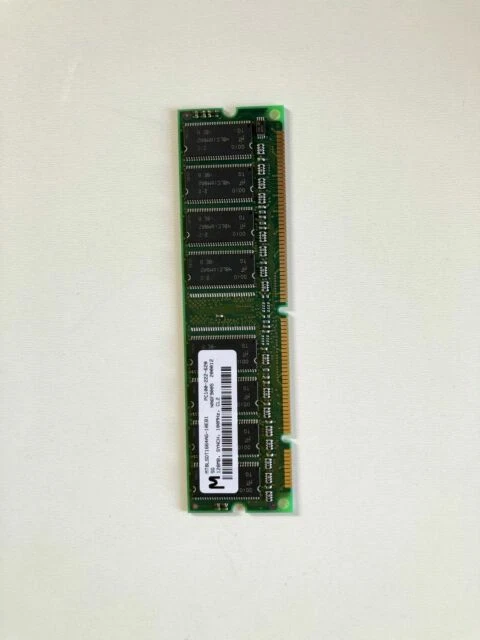 Micron 128 MB DIMM 100 MHz SDRAM Memory (MT16LSDT1664AG10EC7) - Image 1 of 1