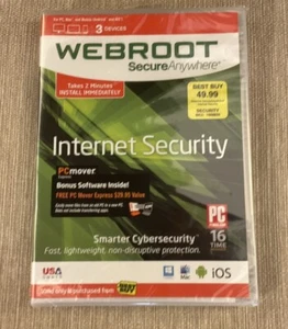 Webroot Secure Anywhere Internet Security PC Mac Mobile Sealed - Photo 1/4