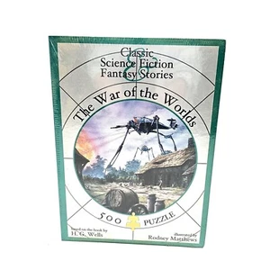 War Of The Worlds Puzzle 500 classic science fiction fantasy Rodney matthews - Picture 1 of 3