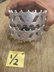 Pedale mandrino VINTAGE VP-747 ARGENTO 1/2"" BearTrap BMX MTB vecchia scuola - Foto 1 di 5