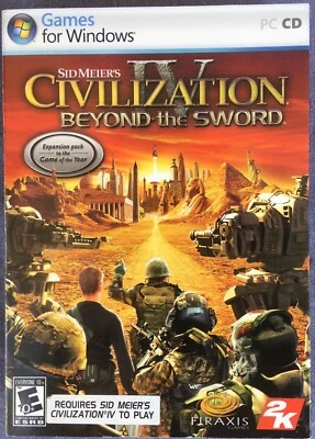 Sid Meier's Civilization IV: Beyond The Sword (PC, 2007) NEW & RARE - Image 1 of 3