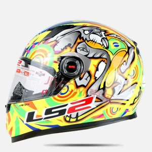 LS2 FF358 Motorcycle Full Face Helmet Moto Flip Up Helmets - Bild 1 von 19