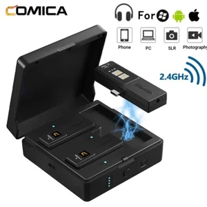 Comica VDLive10 2.4G wireless Microphone System Dual channel For Phone Camera PC - Picture 1 of 9