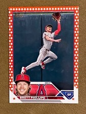 Brett Phillips 2023 Topps Update /76 Independence Day Parallel card Angels