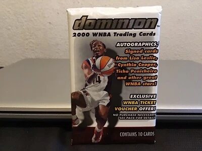 2000 WNBA Dominion Trading Cards Wax Pack basketball - Image 1 of 2