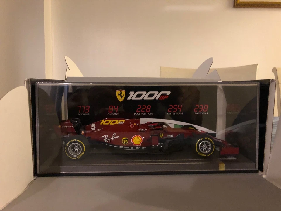 Brand New Limited Edition BBR Ferrari F1 1000GP Race Wins Diecast 1:18 Scale - Image 1 of 4