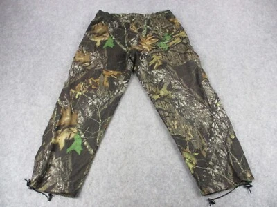 Hodgman Pants Mens Large Brown Green Mossy Oak Break Up Camo Tricot Hunting - Image 1 of 4
