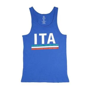 Men's - ITA Tank Royal Blue Tank Top A-Shirt - Picture 1 of 4
