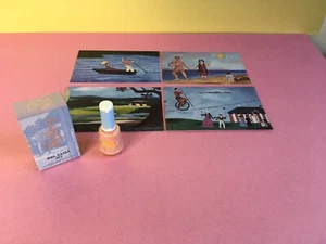 BESAME COSMETICS MARY POPPINS MRS. BANKS NAIL POLISH & Postcards SET - Picture 1 of 6