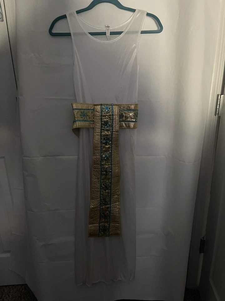 Disfraz de Halloween Reina Egipcia Cleopatra Niño Romano Griego Vestido Niñas S 4-6 Foto 1 de 1