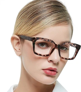 Oversized Reading Glasses Women Stylish Reader 0 0.5 0.75 1.0 1.25 1.5 1.75 2.0 - Picture 1 of 6