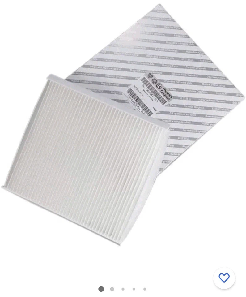 FILTRO ARIA ABITACOLO ANTIPOLLINE ORIGINALE FIAT TIPO DOBLO FIORINO 77364561