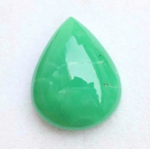 39.10 Ct 21*25.5 Mm Large Gems Chrysoprase Cab Cabochon loos gemstone - Picture 1 of 2