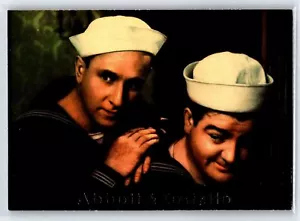 1996 DuoCards Abbott and Costello #21 Navy Portrait - Picture 1 of 2