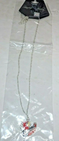 SEASONS NCAA LOUISVILLE CARDINALS SILVER TONE NECKLACE NWT Cover