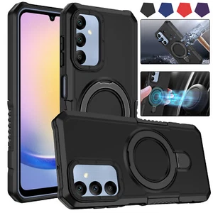For Samsung Galaxy A25 5G Magnetic Case Shockproof Kickstand Rugged Phone Cover - Picture 1 of 71