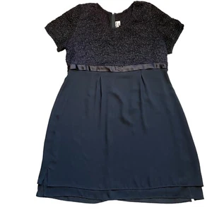 Jeffrey & Dara by Tom Barra Dressy Black Dress Approx. Size 16 *SEE PHOTOS* - Picture 1 of 7