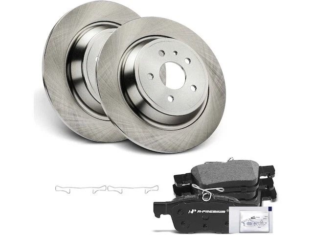 Kit de pastillas de freno traseras y rotor para Lincoln MKC 2015-2019 2016 2017 2018 RW874YF Foto 1 de 1