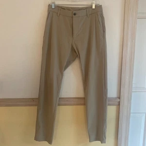 Lululemon Women's Tan Khaki Pants  Size 10 (30)  10" Rise, 30" Inseam C4 - Picture 1 of 4