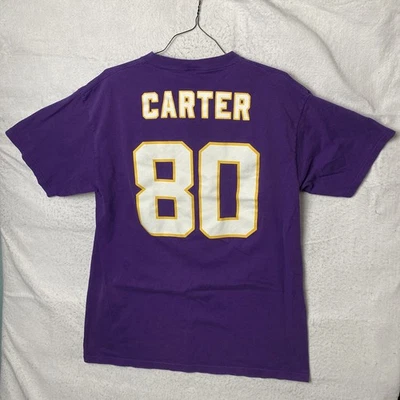 Camiseta deportiva de fútbol americano vintage Y2K Cris Carter 80 Minnesota Vikings para hombre talla XL Foto 1 de 4