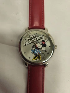  Reloj Personaje Coleccionable Minnie Mouse Miss Fabulous Disney   - Imagen 1 de 9