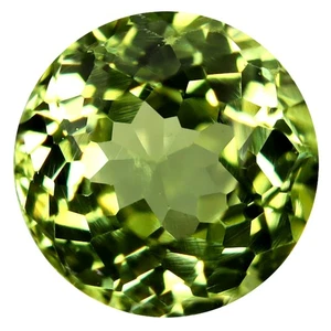 1.01 ct Round (5.77 x 5.75 mm) Yellow Green Un-Heated Natural Mali Garnet - Picture 1 of 2