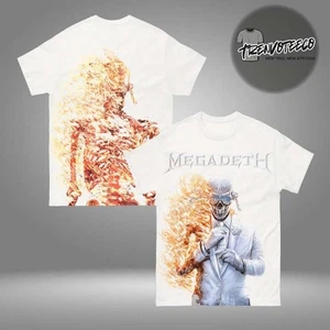 Megadeth Merch Flame Vic Jumbo Unisex 3D T-Shirt - Picture 1 of 2