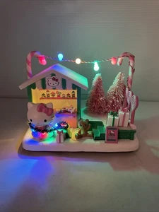 SANRIO HELLO KITTY WEIHNACHTEN ANIMIERT BELEUCHTET MUSICAL CANDY SHOP SELTEN - Bild 1 von 13