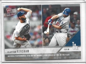 Clayton Kershaw 2018 Topps Now #514 - Historic Performance - Los Angeles Dodgers - Bild 1 von 2
