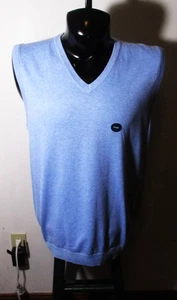 L.L. BEAN Blue Tactel Nylon Blend Sleeveless Sweater Size L Tall NWT - Picture 1 of 6