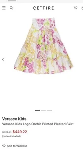 Girls 💯 Versace Skirt - Picture 1 of 5