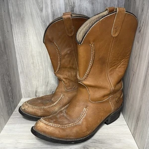 Double-H Herren 1608 Western Cowboy Ranch Mokassinnaht Stiefel USA Größe 12 Vintage - Bild 1 von 6