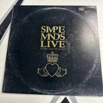 SIMPLE MINDS-Live In The City Of Light Gatefold SP-6850 - gold label promo - Image 1 of 4