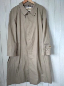 Aquascutum AS5M Trench Coat Mens Beige Size SHT 46 - Picture 1 of 9