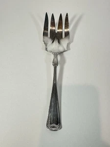 Antique Silverplate Princess Louise 9 1/8" Serving Fork 1880 Gorham No Monogram - Picture 1 of 6