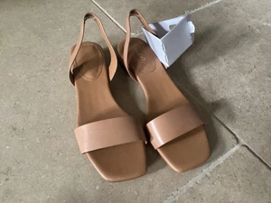 ALDO DORENNA SLINGBACK SANDALS BRAND NEW SIZE 6UK GENUINE TAN TU7 - Picture 1 of 5