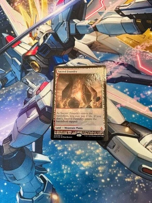 Sacred Foundry Masterpiece Foil Magic the Gathering Card - Image 1 of 2