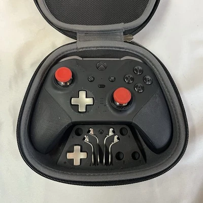 Capa controle sem fio Microsoft Xbox One Elite Series 2 Dpad e pás preta - Imagem 1 de 4