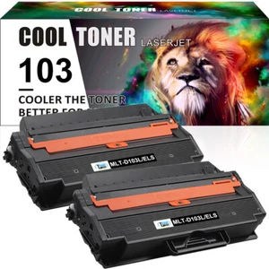 2 Pack MLT-D103L Toner Compatible for Samsung 103L ML2950ND ML2955DW SCX4728FD - Picture 1 of 10