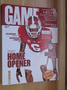 2013 Alabama Football Program Alabama Crimson Tide vs Colorado State Rams   - Picture 1 of 4