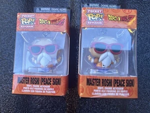 Funko Pop Llavero de Bolsillo Dragonball Z Super Master Roshi Letrero de Paz Artículo Gratis - Imagen 1 de 3
