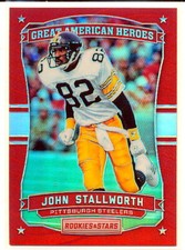 2016 Rookies & Stars John Stallworth Great American Heroes Red /99